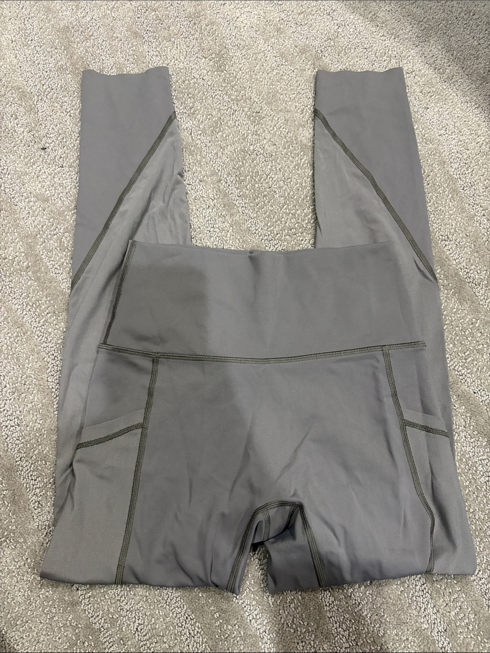Offline by Aerie High-Waist Gray Active Leggings with Side Pockets